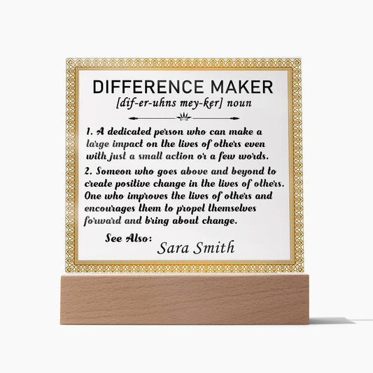 Personalized Difference Maker