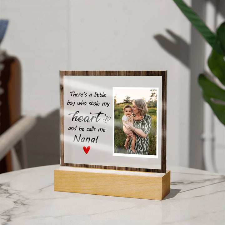 Little Boy Stole My Heart Nana Plaque