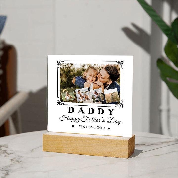 Daddy Happy Father’s Day Photo Plaque
