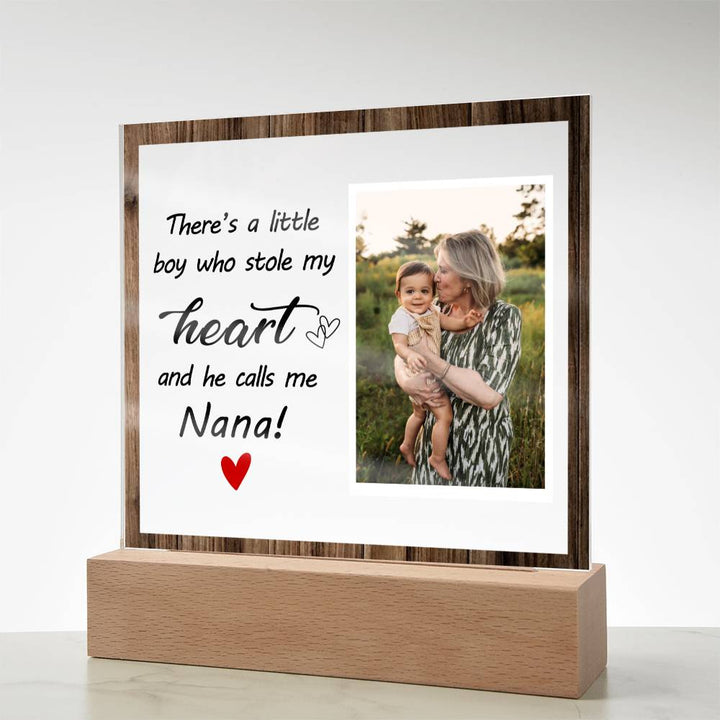 Little Boy Stole My Heart Nana Plaque