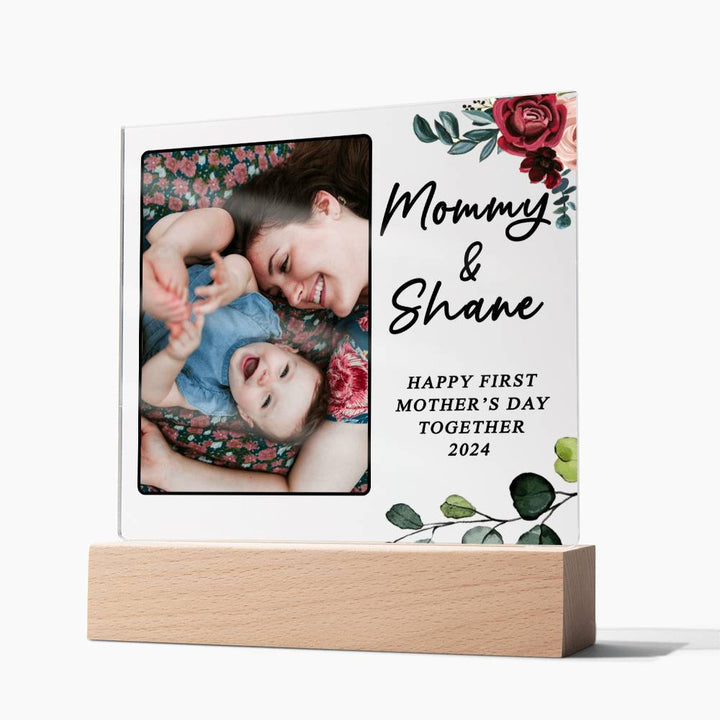 First Mother’s Day Together Personalized Photo Plaque