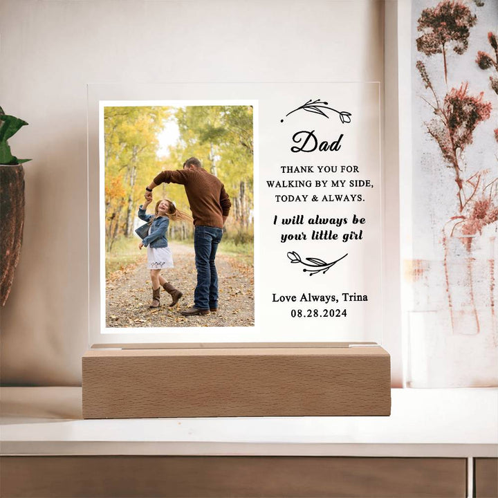 Personalized Father Daughter Wedding Day Plaque