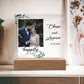 Create Lasting Memories - Personalized Wedding Acrylic Plaque
