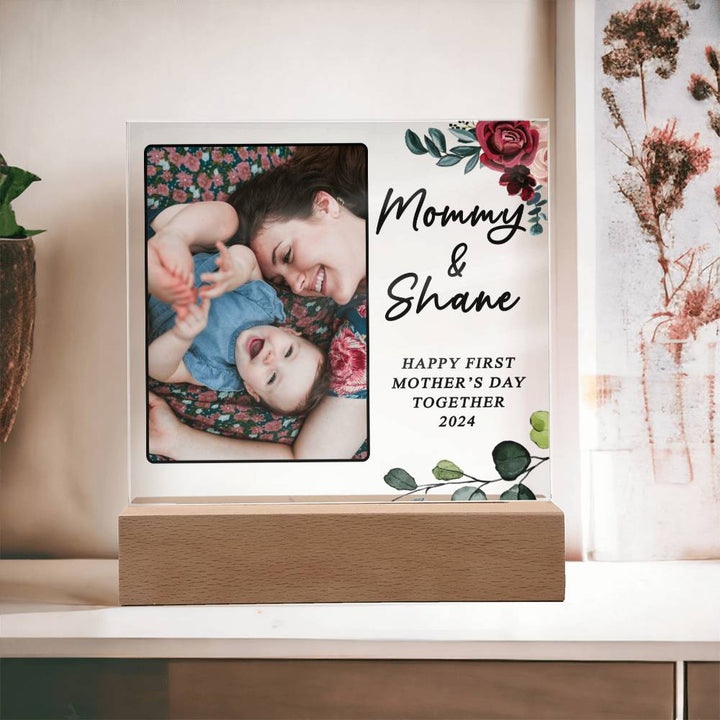 First Mother’s Day Together Personalized Photo Plaque