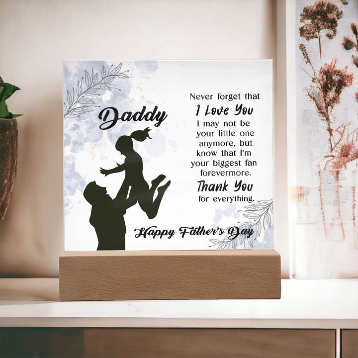 Personalized Daddy Father’s Day Keepsake Plaque