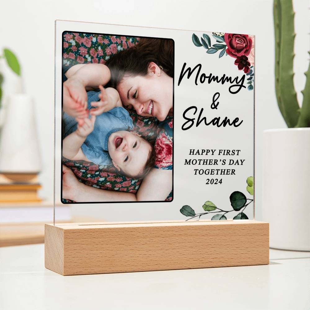 First Mother’s Day Together Personalized Photo Plaque