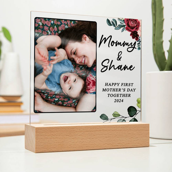 First Mother’s Day Together Personalized Photo Plaque