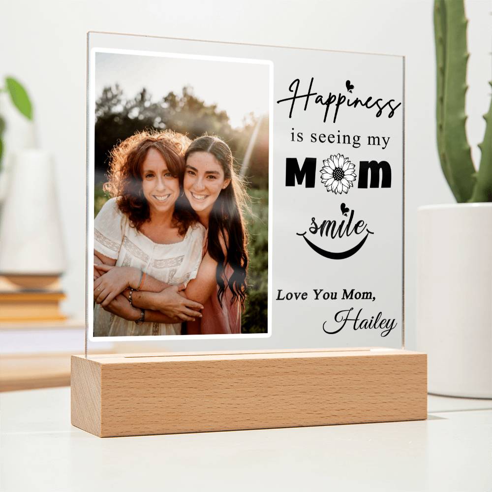 Happiness is Seeing My Mom Smile