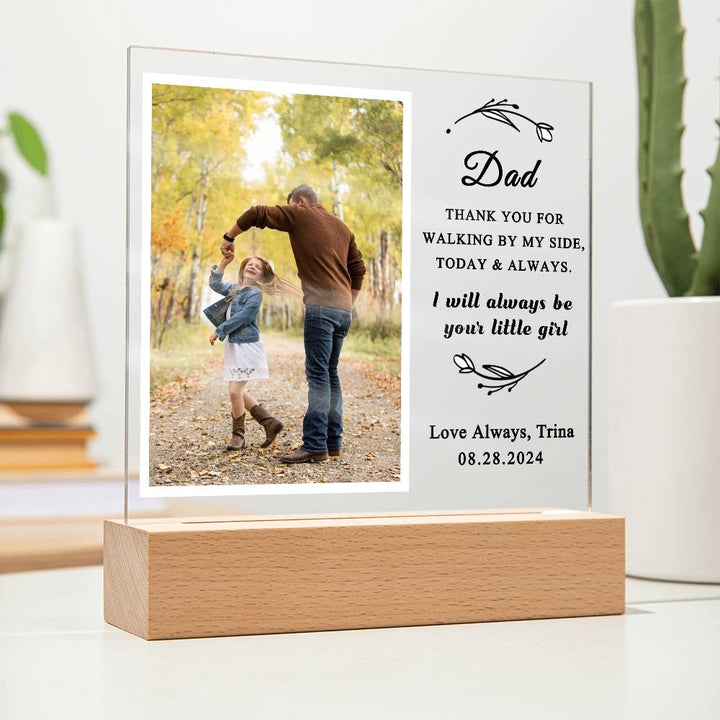Personalized Father Daughter Wedding Day Plaque