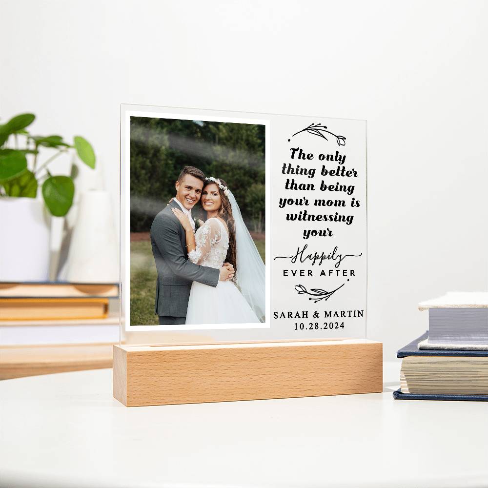 Personalized Wedding Gift from Mom to Son or Daughter