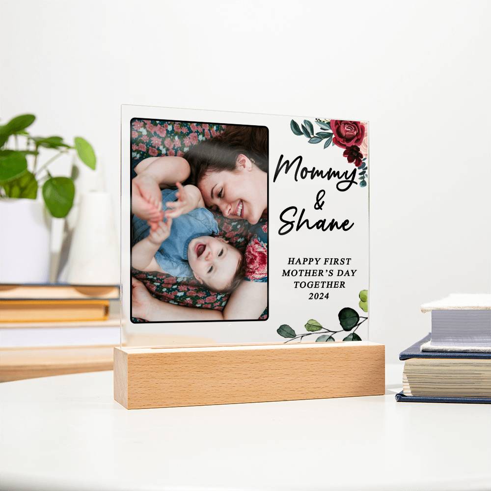 First Mother’s Day Together Personalized Photo Plaque