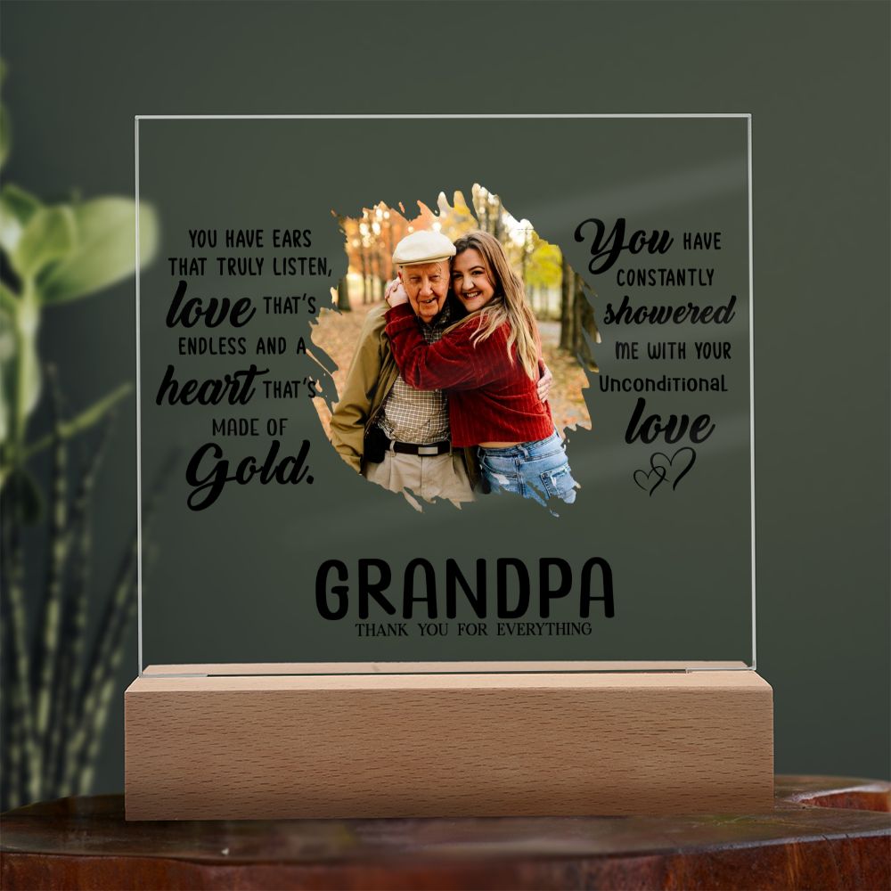 Grandpa's Unconditional Love - Personalized Gift