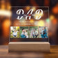 Personalized Photo Night Light, Fathers Day Gifts, Personalized Gifts, Bedroom Night Light,Gift for Dad,Best Dad Ever