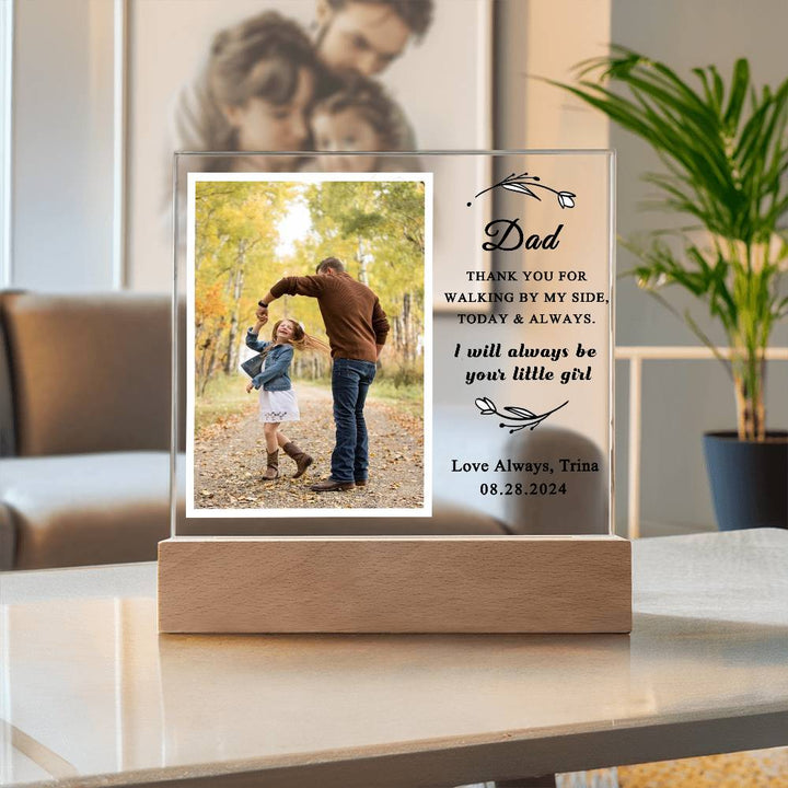 Personalized Father Daughter Wedding Day Plaque