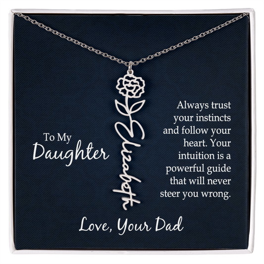 name necklace for daughter