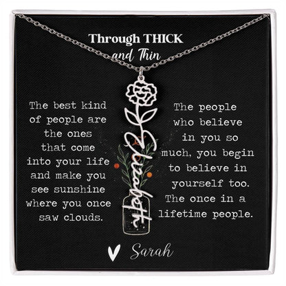 Through Thick and Thin