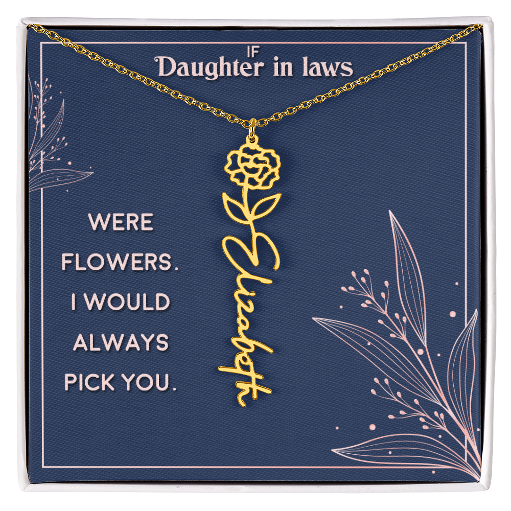 Elegant Personalized Necklace for Daughter-in-Law – Sentimental Gift