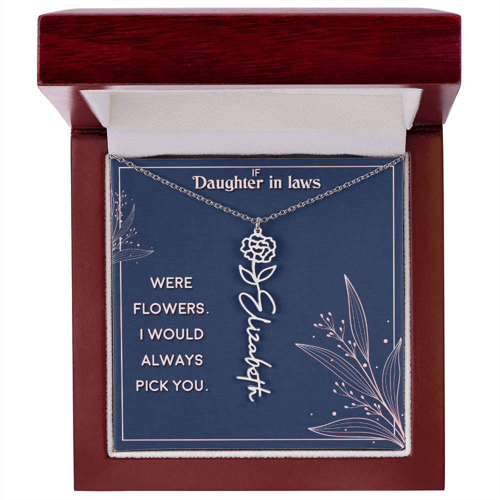 Elegant Personalized Necklace for Daughter-in-Law – Sentimental Gift