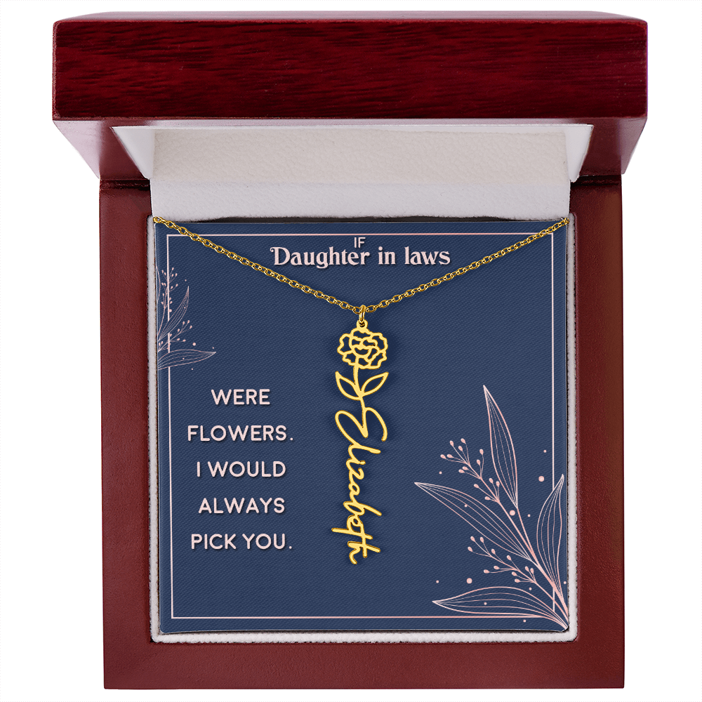 Elegant Personalized Necklace for Daughter-in-Law – Sentimental Gift