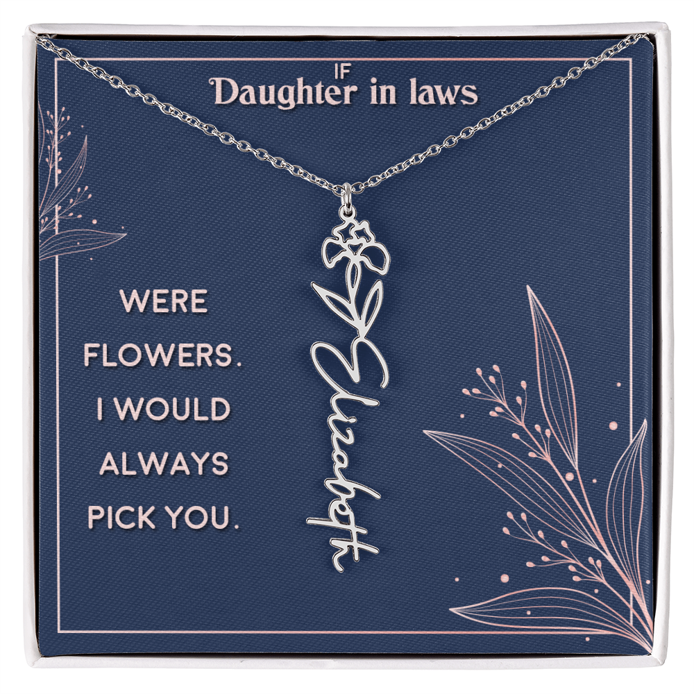 Elegant Personalized Necklace for Daughter-in-Law – Sentimental Gift