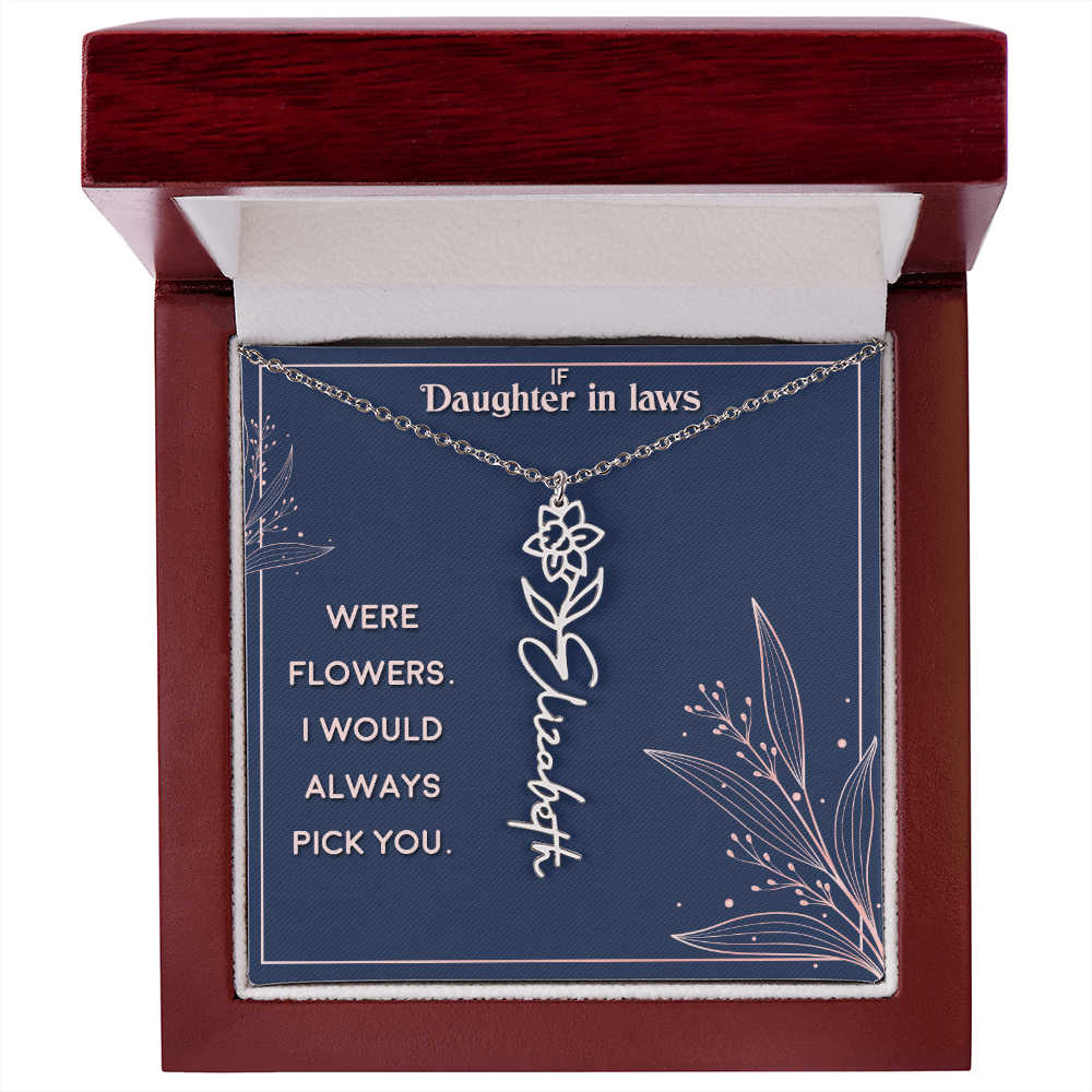 Elegant Personalized Necklace for Daughter-in-Law – Sentimental Gift