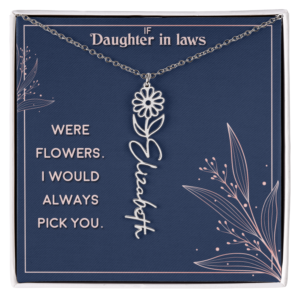 Elegant Personalized Necklace for Daughter-in-Law – Sentimental Gift