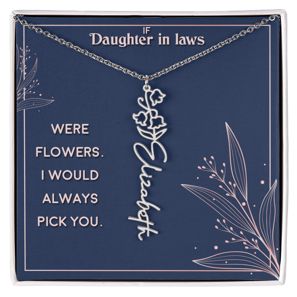 Elegant Personalized Necklace for Daughter-in-Law – Sentimental Gift