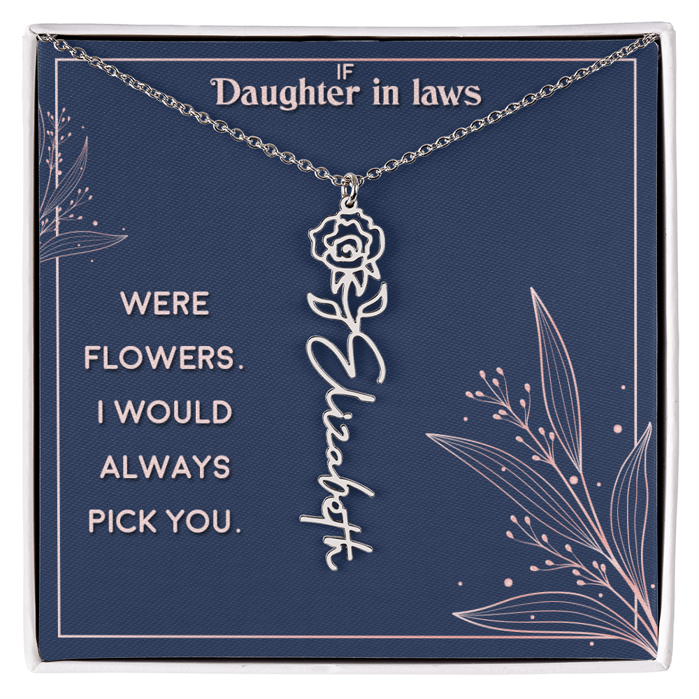 Elegant Personalized Necklace for Daughter-in-Law – Sentimental Gift