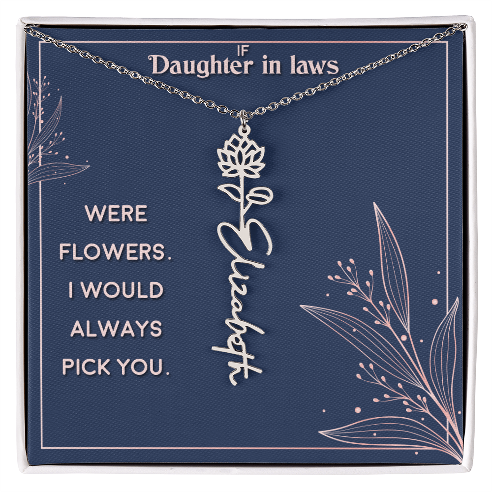 Elegant Personalized Necklace for Daughter-in-Law – Sentimental Gift