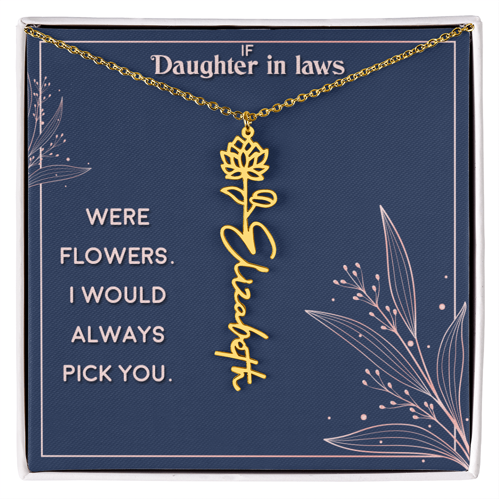 Elegant Personalized Necklace for Daughter-in-Law – Sentimental Gift