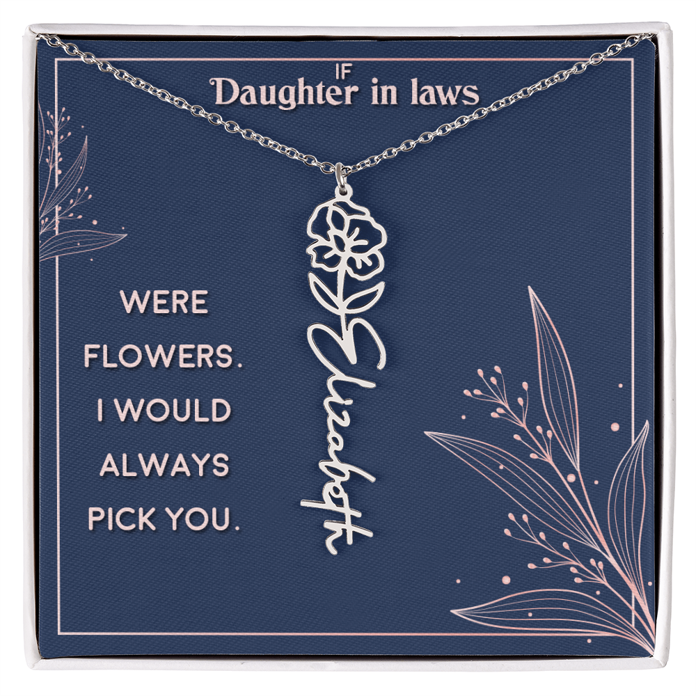 Elegant Personalized Necklace for Daughter-in-Law – Sentimental Gift