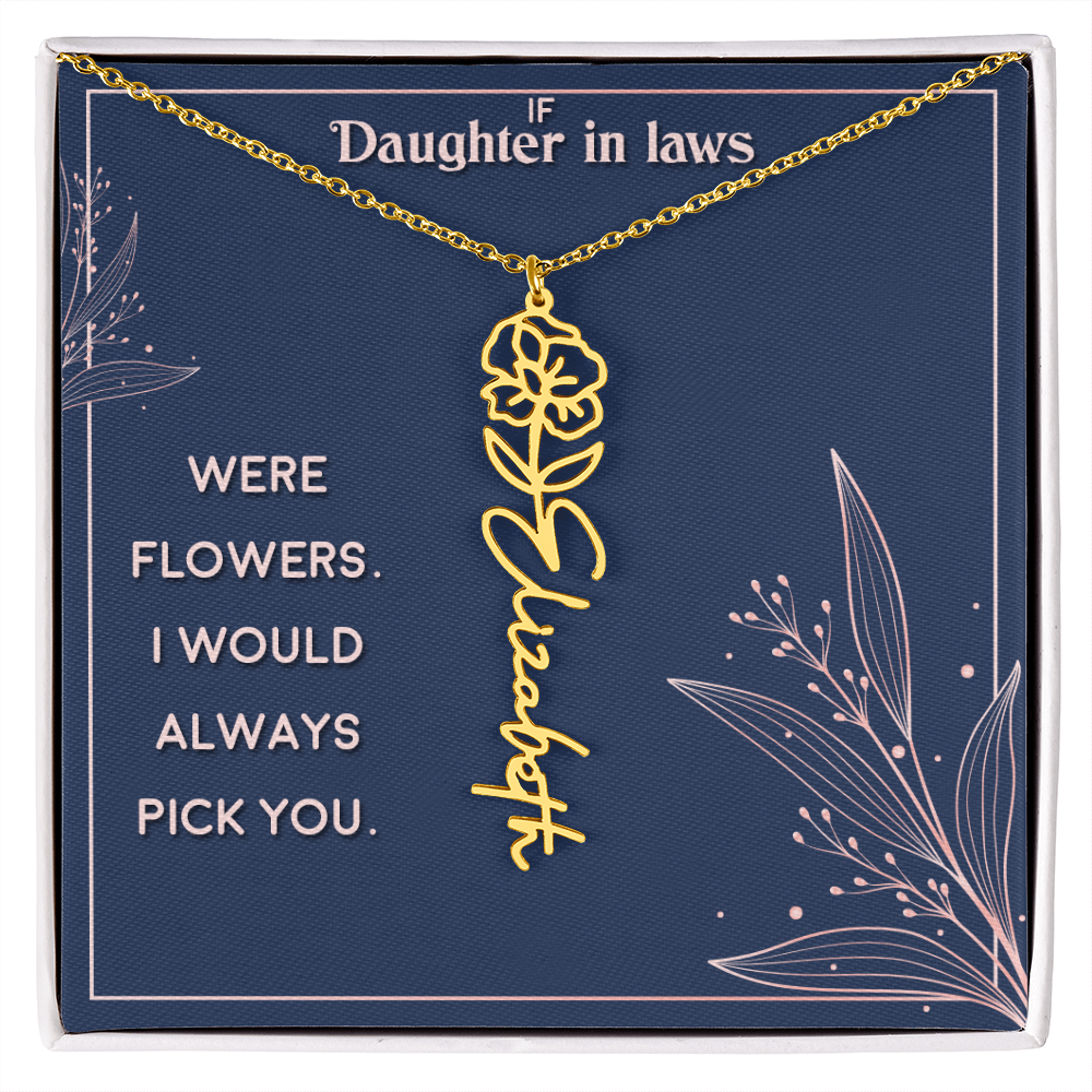 Elegant Personalized Necklace for Daughter-in-Law – Sentimental Gift