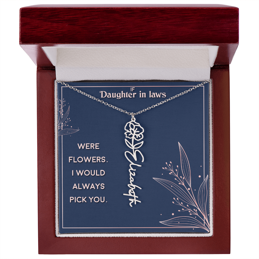 Elegant Personalized Necklace for Daughter-in-Law – Sentimental Gift