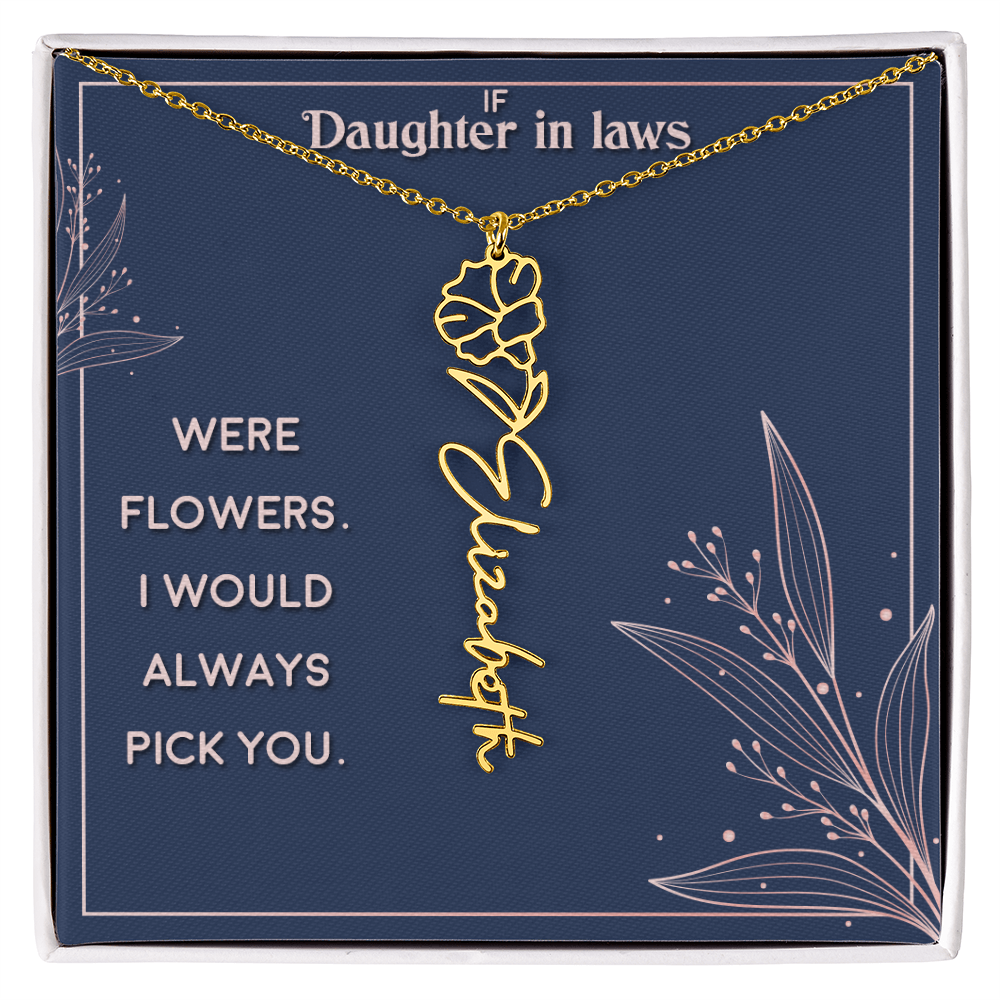 Elegant Personalized Necklace for Daughter-in-Law – Sentimental Gift