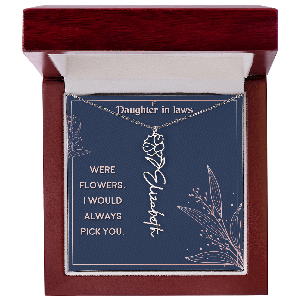 Elegant Personalized Necklace for Daughter-in-Law – Sentimental Gift