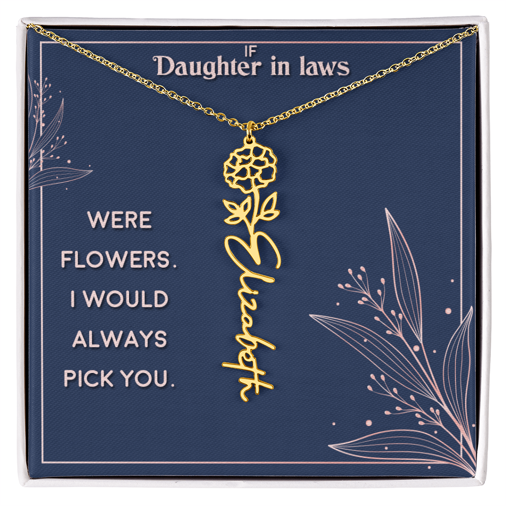 Elegant Personalized Necklace for Daughter-in-Law – Sentimental Gift