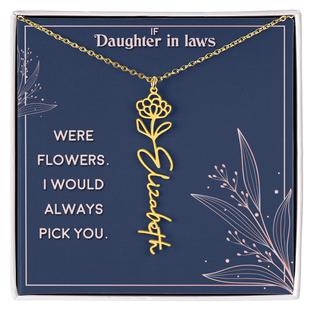 Elegant Personalized Necklace for Daughter-in-Law – Sentimental Gift