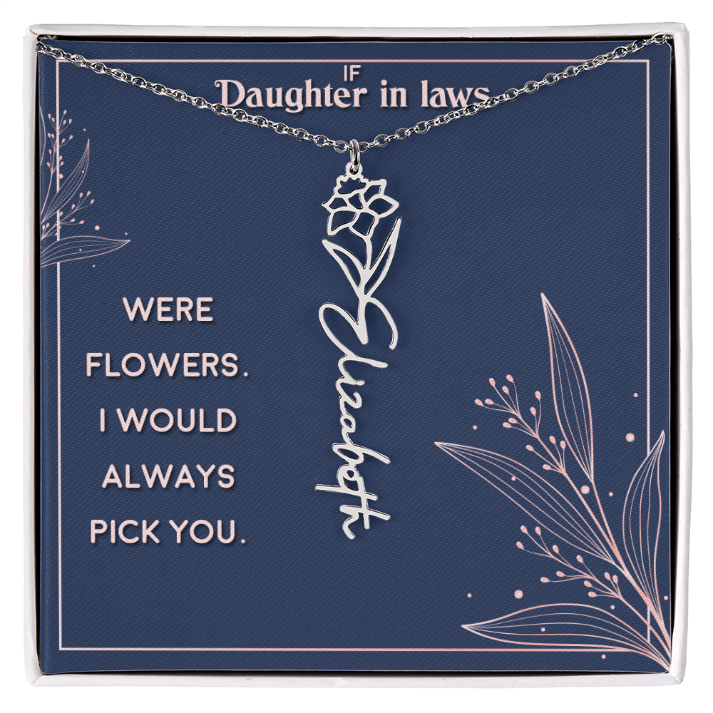 Elegant Personalized Necklace for Daughter-in-Law – Sentimental Gift