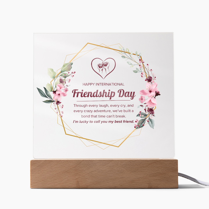 Happy Friendship Day Acrylic Plaque
