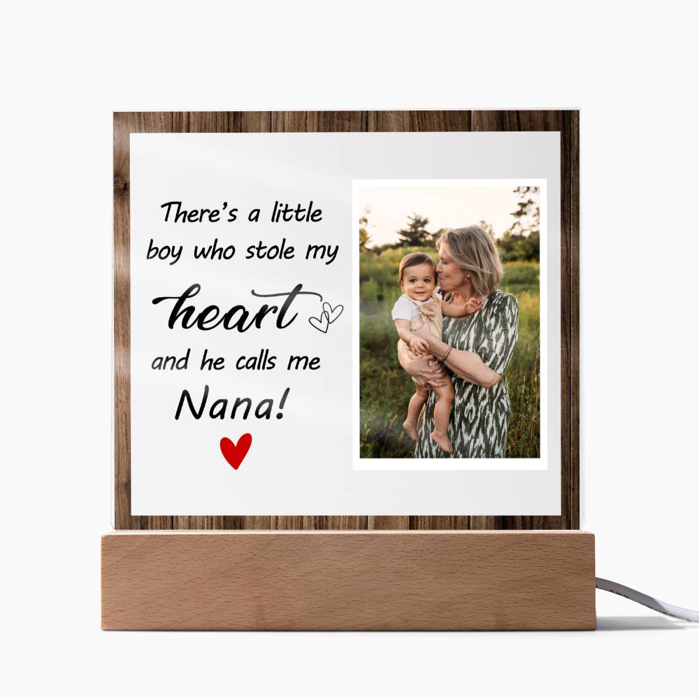 Little Boy Stole My Heart Nana Plaque