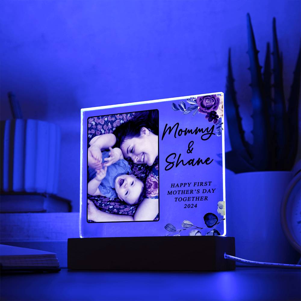First Mother’s Day Together Personalized Photo Plaque