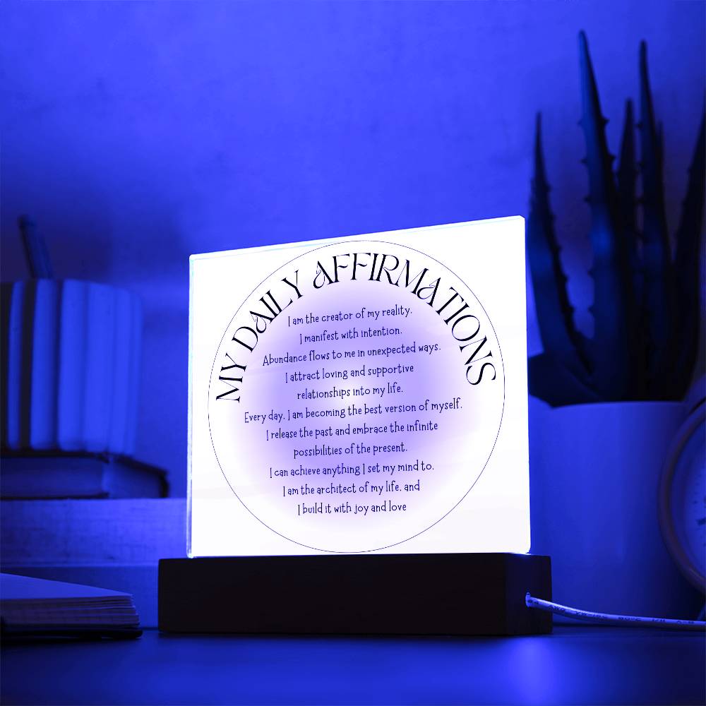 acrylic LED plaque
