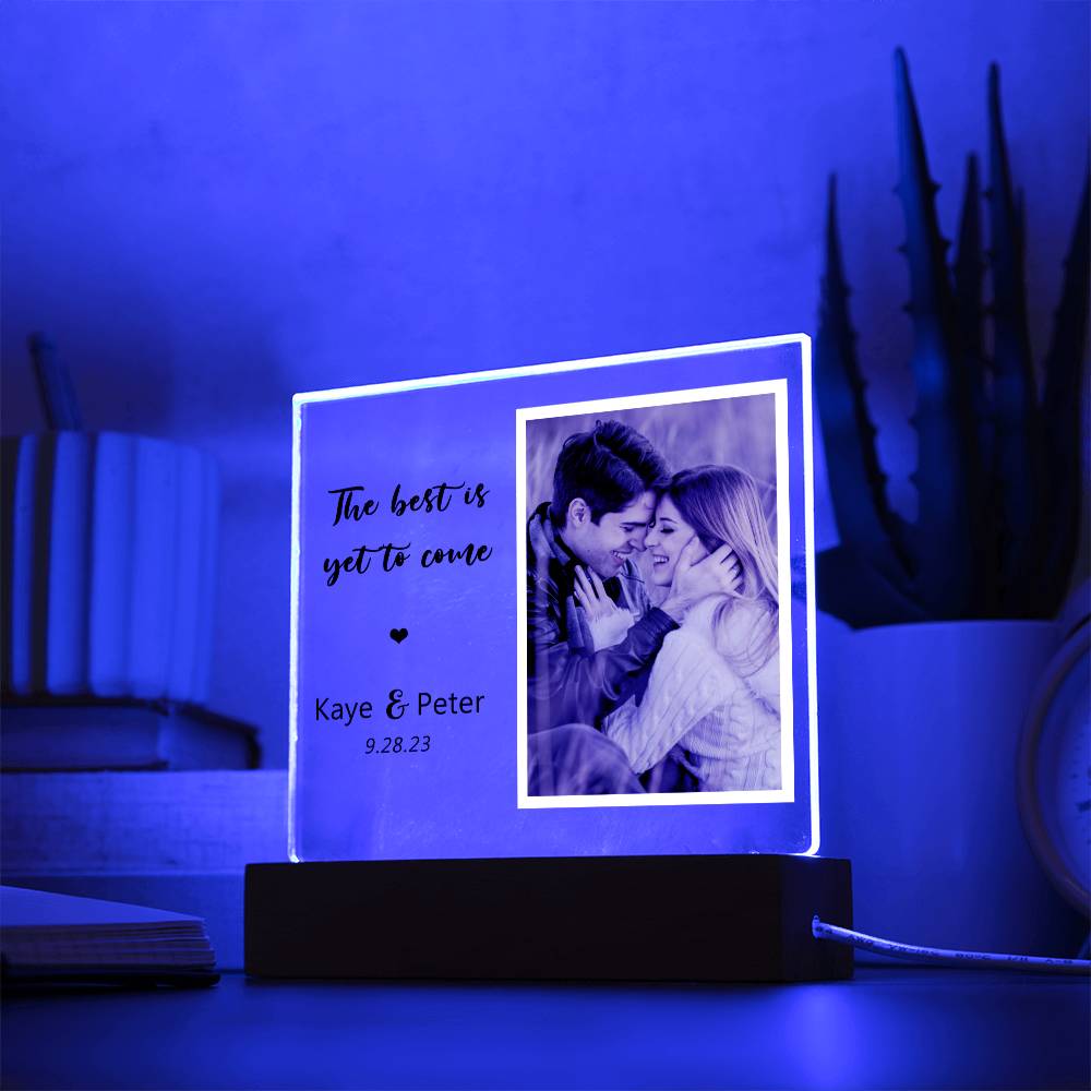 acrylic LED night plaque
