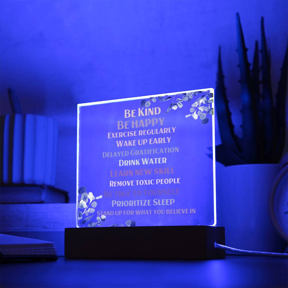 LED night plaque
