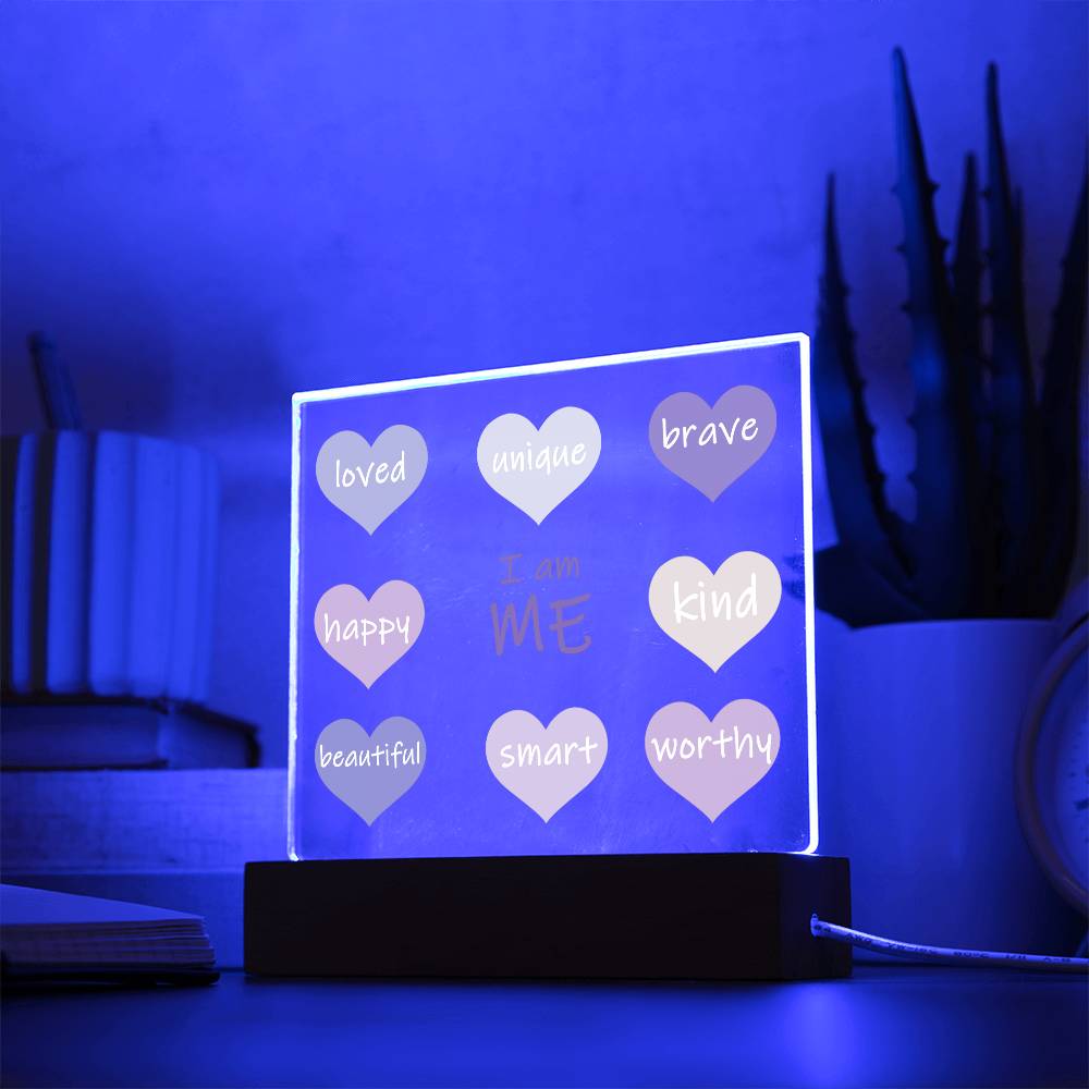 acrylic LED plaque