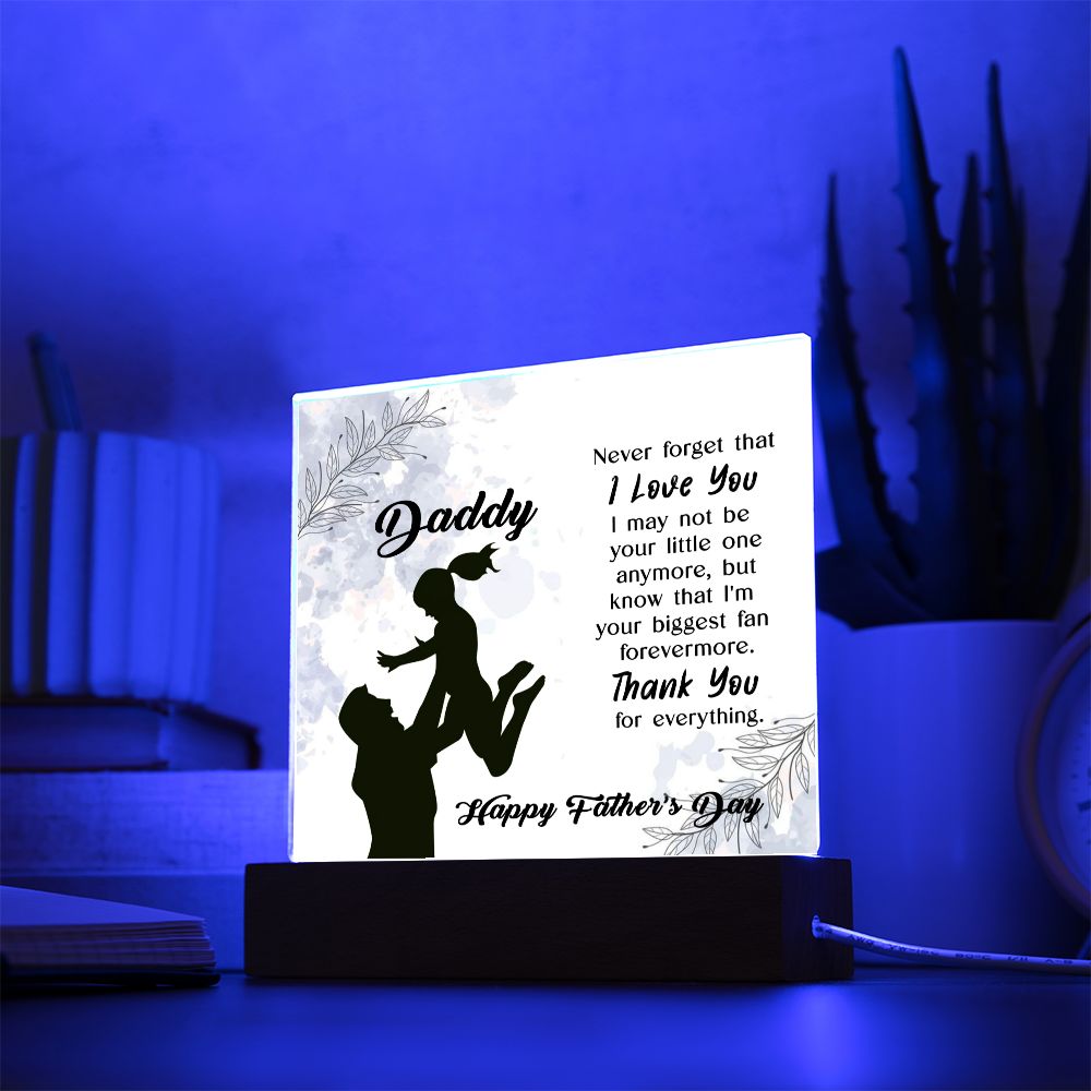 led acrylic plaque