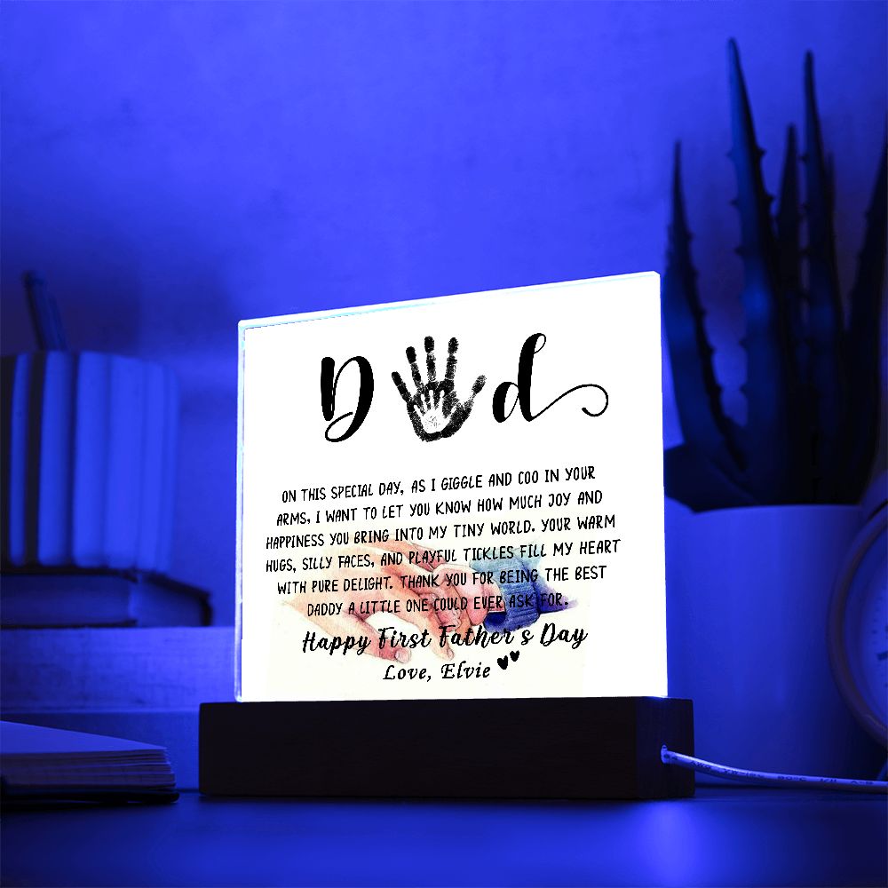 LED acrylic plaque