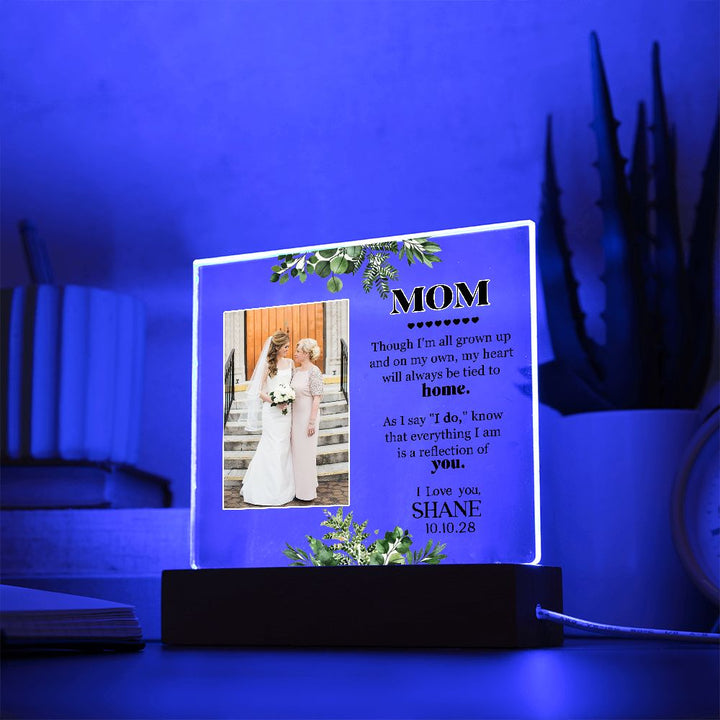 acrylic plaque for mom