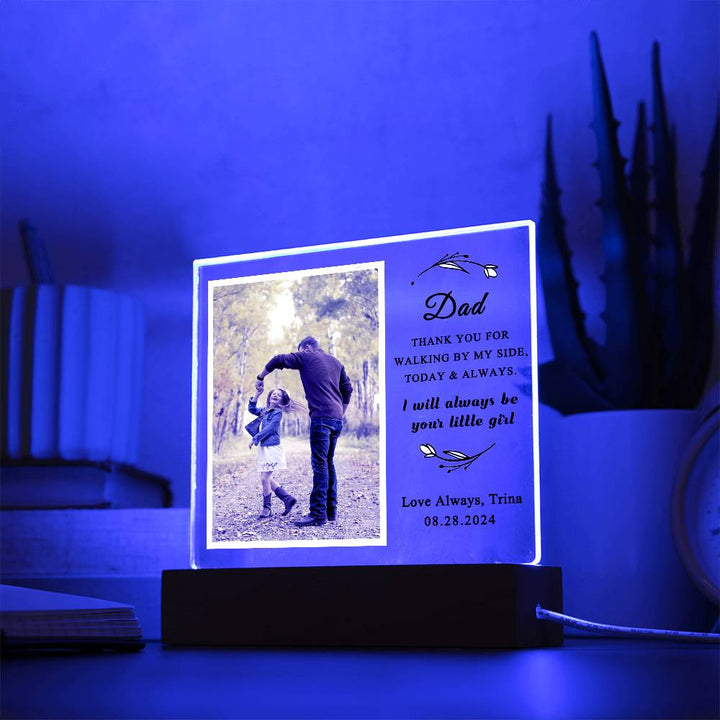 Personalized Father Daughter Wedding Day Plaque