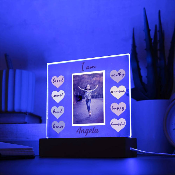 led acrylic plaque